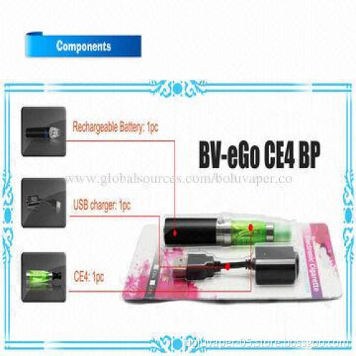 Best Seller CE4 BP Electronic Cigarettes, Available in 650/900/1,100mAh Battery Capacity